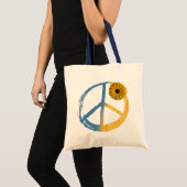 Oekraïnse vredessymbool - Zonnebloem Oekraïne - oo Tote Bag (Voorkant (product))