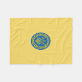 Oekraïnse wapenschild fleece deken (Voorkant (Horizontaal))