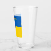 Oekraïnse wapenschild glas (Links)