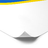 Oekraïnse wapenschild poster (Hoek)