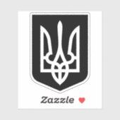 Oekraïnse wapenschild sticker (Vel)