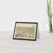 Oekraïnse Wenskaarten voor zonnebloem Kaart (Voorkant)