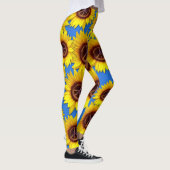Oekraïnse Zonnebloem Vredessymbool Anti-Oorlogslie Leggings (Rechts)