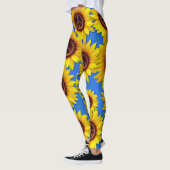 Oekraïnse Zonnebloem Vredessymbool Anti-Oorlogslie Leggings (Links)