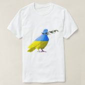 Oekraïnse zonnebloemkunst t-shirt (Design voorkant)