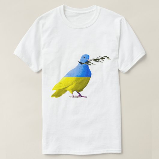 Oekraïnse zonnebloemkunst t-shirt (Design voorkant)