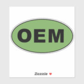 OEM, Origineel, Uitrusting, Vervaardiging Sticker (Vel)