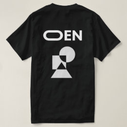 Oen ondoorzichtige vormen t-shirt