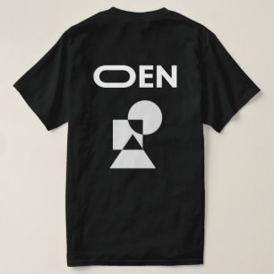 Oen ondoorzichtige vormen t-shirt