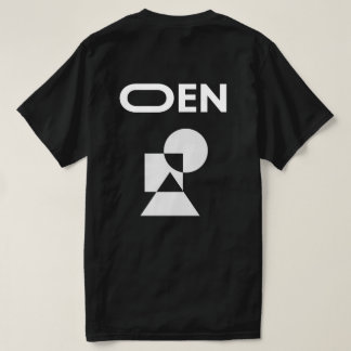 Oen ondoorzichtige vormen t-shirt