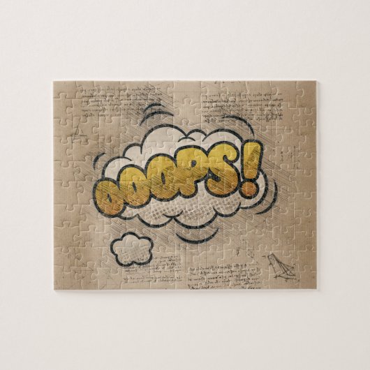 OEPEN!  stripboek Steampunk Pop Legpuzzel (Horizontaal)