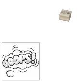 OEPEN! stripboek Steampunk Pop Rubberstempel (Gestempeld)