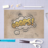 OEPEN!  stripboek Steampunk Pop Tissuepapier (Craft)