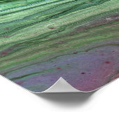 Oeps 1 Abstracte Kunstprint Poster (Hoek)