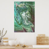 Oeps 1 Abstracte Kunstprint Poster (Keuken)