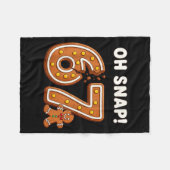 Oeps 67 Zes Zeven Meme Gemberkoek Man Grappig 67 Fleece Deken (Voorkant (Horizontaal))