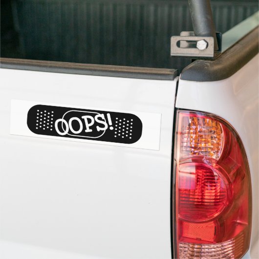 OEPS! BUMPERSTICKER (Op Truck)