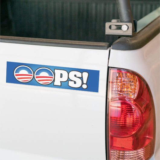 oeps! bumpersticker (Op Truck)