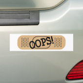 OEPS! BUMPERSTICKER (Op auto)