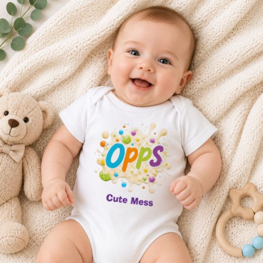 Oeps! Cute Mess Baby Bodysuit