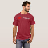 Oeps Dartboard Fun Hobby Dart Speler T-shirt (Voorkant volledig)