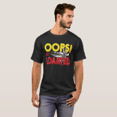 Oeps! Darted I Darts Fun T-shirt (Voorkant volledig)