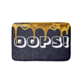 OEPS! Funny Paint Spill Sparkle Bath Mat (Voorkant)