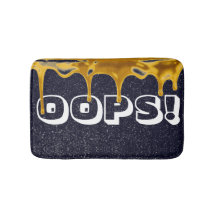 OEPS! Funny Paint Spill Sparkle Bath Mat