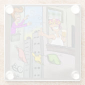 Oeps Glazen Onderzetter (Achterkant)