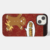 Oeps! Grappige Gembermannetje iPhone Hoesje (Achterkant horizontaal)