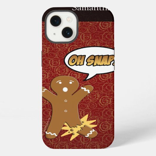 Oeps! Grappige Gembermannetje iPhone Hoesje (Achterkant)