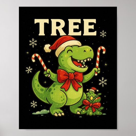 Oeps, grappige kerstbrood kerst kinder ontwerp  poster (Voorkant)