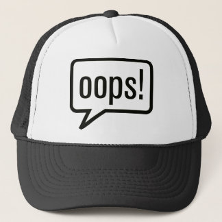 Oeps grappige kleren trucker pet