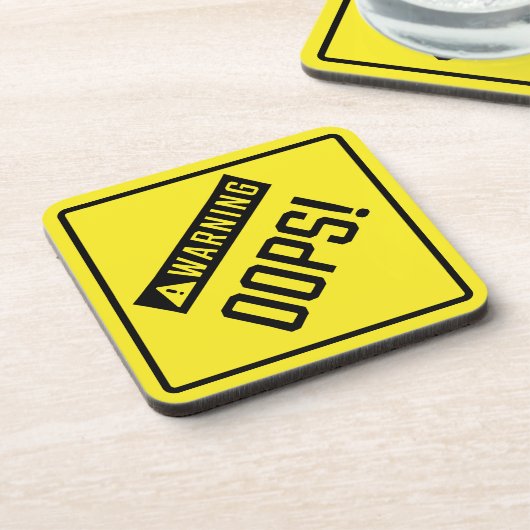 Oeps! Hard Plastic onderzetter (Linkerzijde)