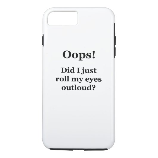 Oeps! Heb ik net mijn ogen luid gescand? Case-Mate iPhone Case (Achterkant)