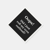 Oeps! Heb ik net mijn ogen luid gescand? Servet (Hoek)