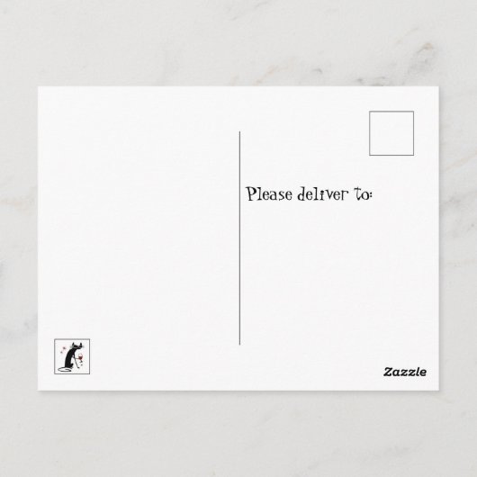 Oeps heb ik Prosecco in plaats van melk weer gekoc Briefkaart (Achterkant)