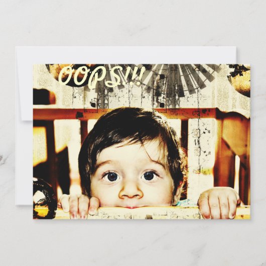 Oeps!! Het spijt me zo. kaarten (Voorkant)