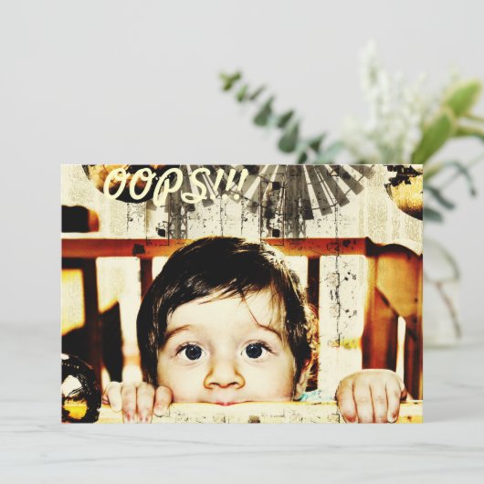 Oeps!! Het spijt me zo. kaarten (Staand voorkant)