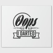 Oeps I Darted Cadeaupapier (Vlak)