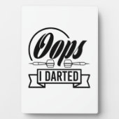 Oeps I Darted Fotoplaat (voorkant)