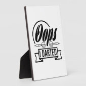 Oeps I Darted Fotoplaat (Zijkant)