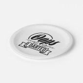 Oeps I Darted Papieren Bordje (Gekanteld)