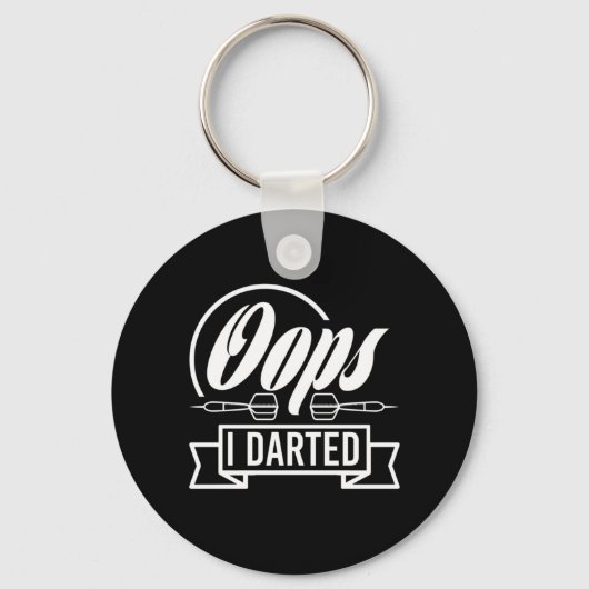 Oeps I Darted Sleutelhanger (Voorkant)