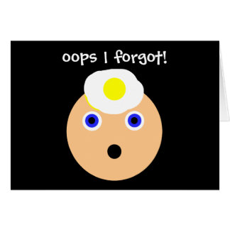 oeps!  Ik ben het vergeten!