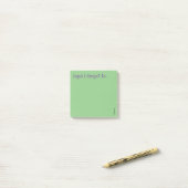 Oeps, ik ben vergeten.. post-it® notes (Op bureau)