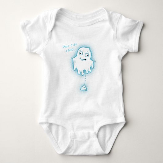 "Oeps - ik deed een Boo" Halloween/Ghost voor Baby Romper (Voorkant)