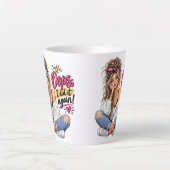 Oeps, ik deed het weer! Grappige brutale vrouw Lat Latte Mok (Voorkant)