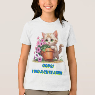 Oeps! Ik deed het weer schattig – Grappig & Schatt Tri-Blend Shirt