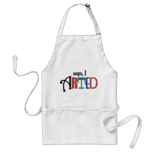 Oeps, ik heb Apron geparkeerd Standaard Schort
